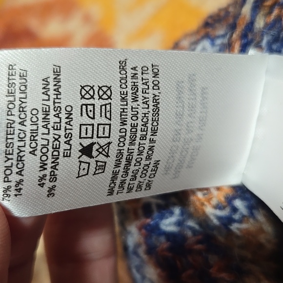 Lucky Brand Aztec Southwest Sweater Women’s Small Beige Multi - Picture 11 of 11